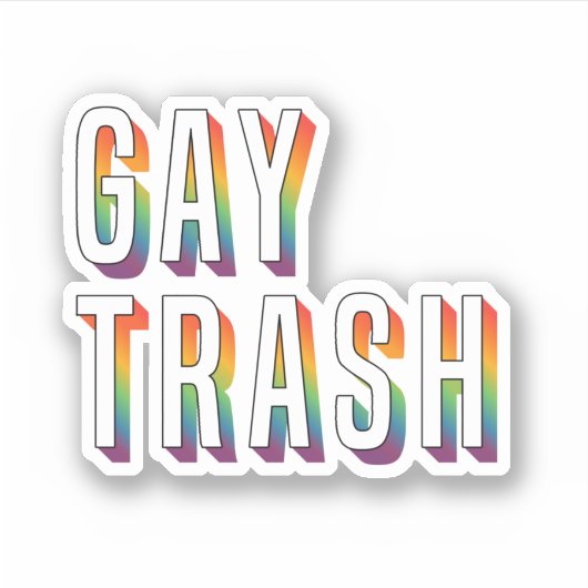 Homoafval Sticker (Voorkant)