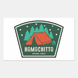 Homochitto National Forest Mississippi Camping Rechthoekige Sticker