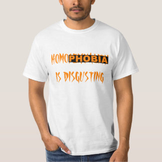 Homofobie is verontrustend t-shirt