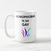 Homofobie is zo Gay Koffiemok (Links)