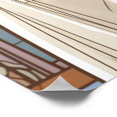 Homogene mannen op het altaar-poster poster (Hoek)