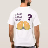 Homonymns T-shirt (Achterkant)