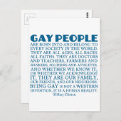 Homorechten Briefkaart (Voorkant / Achterkant)