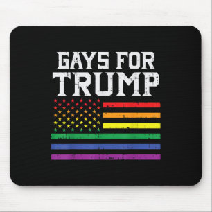 Homo's voor Trump USA Flag Pro herkiezen Donald 20 Muismat