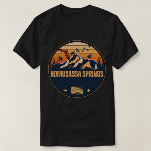 Homosassa Springs, Florida T-shirt (Design voorkant)