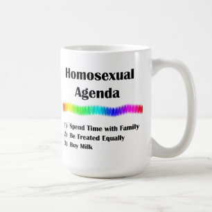 Homoseksuele agenda koffiemok