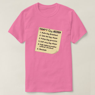Homoseksuele agenda (LGBT homoseksuele transgender T-shirt