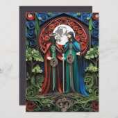 Homoseksuele bruiloft uitnodiging (Voorkant / Achterkant)