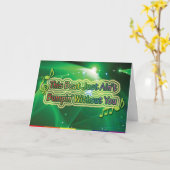 Homoseksuele Kaarten - zonder jou (Gele Bloem)