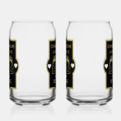 Homoseksuele meisjes trouwdag blikvorm glas (Rechts)