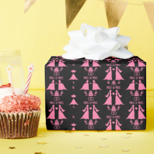 Homoseksuele meisjes trouwdag cadeaupapier