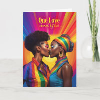 Homoseksuele partner Lesbian Anny Rainbow Afro-Ame