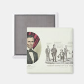 Hon. Abraham Lincoln Magneet (Voorkant / Achterkant)