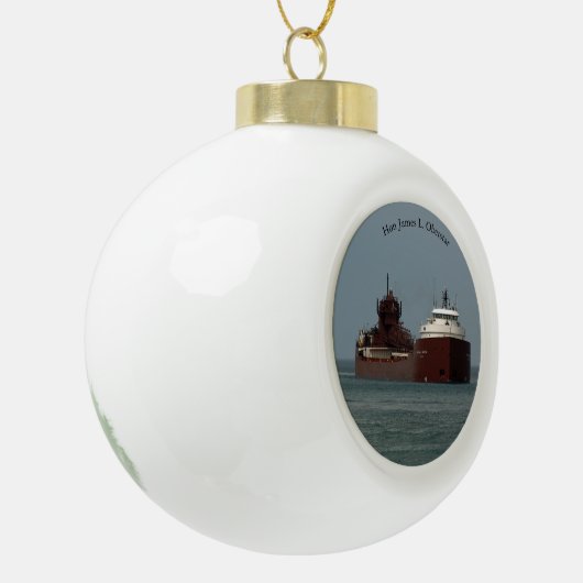 Hon James L. Oberstar ball of snowflake ornament (Links)