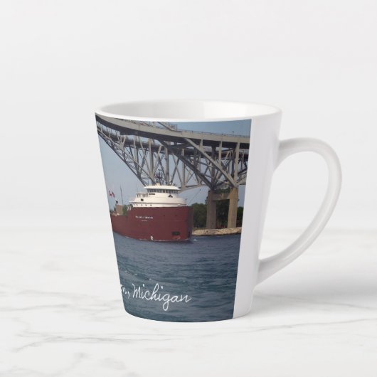 Hon James L. Oberstar Port Huron latte mok (Rechts)