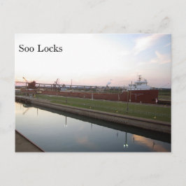 Hon James L. Oberstar Soo Locks Post Card Briefkaart