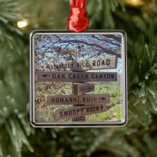 Honanki Ruin Snoopy Rock Sedona Arizona Metalen Ornament