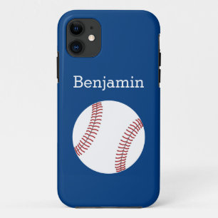 Honbal met aangepaste naam - Koningsblauw iPhone 11 Hoesje