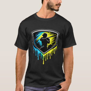 Honbal: Neon Drip Batter Schild Embleem T-shirt