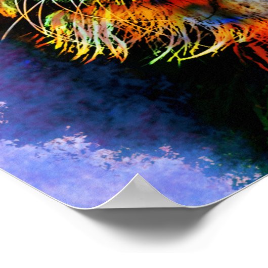 hond 157 Bernese Mountain Poster (Hoek)