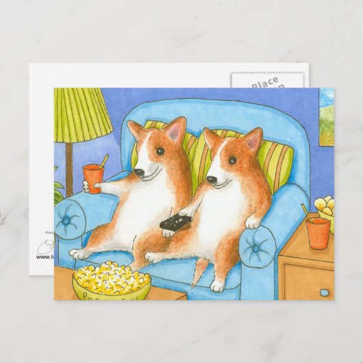 hond 51 Briefkaart (Voorkant / Achterkant)