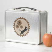 Hond aangedreven kooi met wielen (In situ)