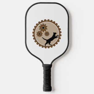 Hond aangedreven kooi met wielen pickleball paddle