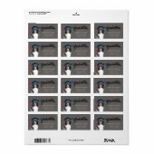 Hond Afstudeerhoed Etiket (Full Sheet)