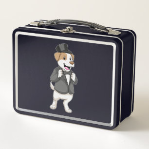 Hond als bruidegom met lint