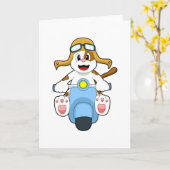Hond als motorrijder met scooter.PNG Kaart (Gele Bloem)