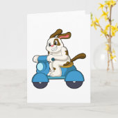 Hond als motorrijder met scooter.PNG Kaart (Gele Bloem)