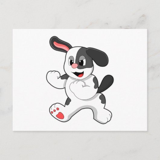 Hond als Vechtjas Briefkaart (Voorkant)