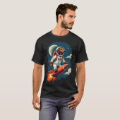 Hond Astronaut T-shirt (Voorkant volledig)