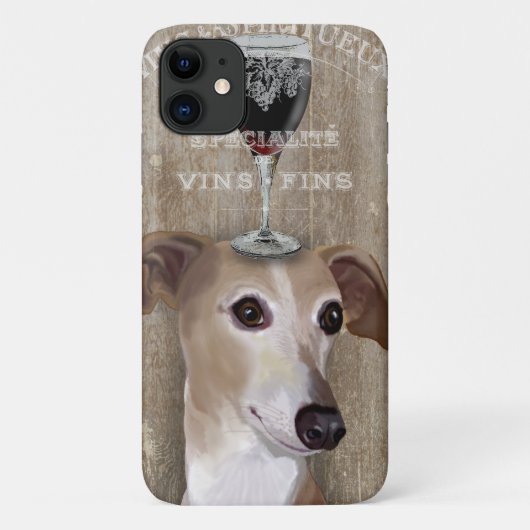 Hond Au Vin Greyhound Case-Mate iPhone Case (Achterkant)