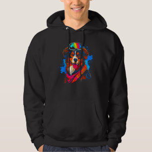 Hond Australian Shepherd Snowboarden Hoodie