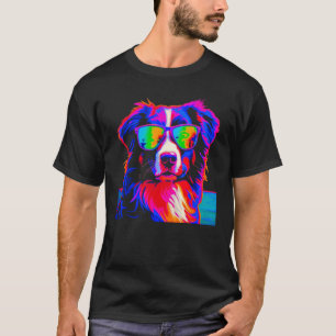 Hond Australische herder zomer T-shirt
