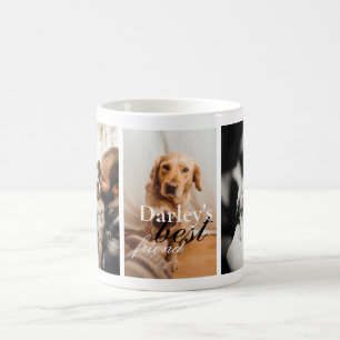 Hond Beste Vriend Schattige 3 Foto Familienaam Koffiemok