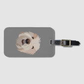 Hond Bichon Frise Leuke Hond Bagagelabel (Voorkant (horizontaal))