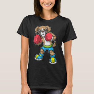 Hond Boksen Handschoenen Boksen voor Mannen Vrouwe T-shirt