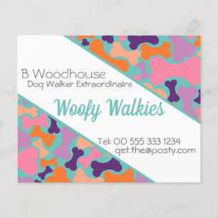 hond bot ontwerp bedrijf Briefpapier Flyer