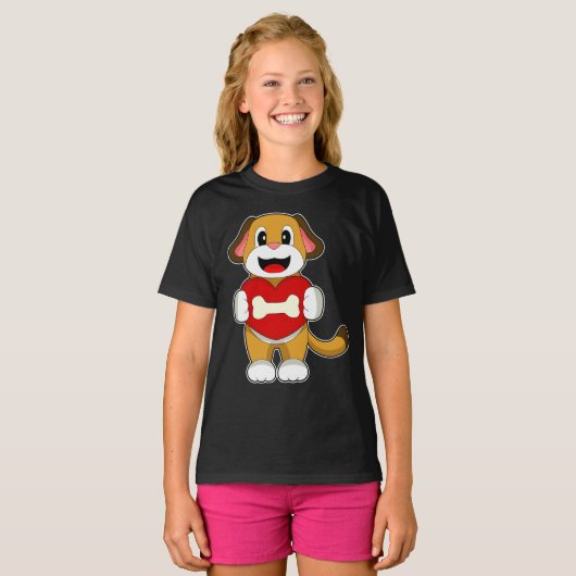 Hond bothart t-shirt (Voorkant volledig)