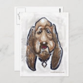 Hond Briefkaart (Voorkant / Achterkant)