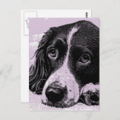  hond briefkaart (Voorkant / Achterkant)