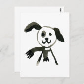 Hond Briefkaart (Voorkant / Achterkant)