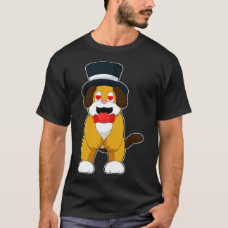 Hond bruidegom hart bruiloft t-shirt