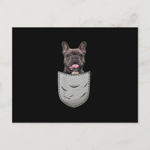 Hond Cadeau Schattige Franse Bulldog Hond Liefhe Feestdagenkaart