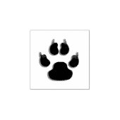 Hond Canine Paw Print Stempel (Afrduk)
