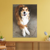 Hond Canvas Afdruk (Insitu (Woonkamer))