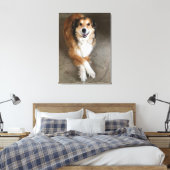 Hond Canvas Afdruk (Insitu (Slaapkamer))