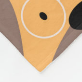 Hond Dag 60x80 Fleece Deken (Hoek)